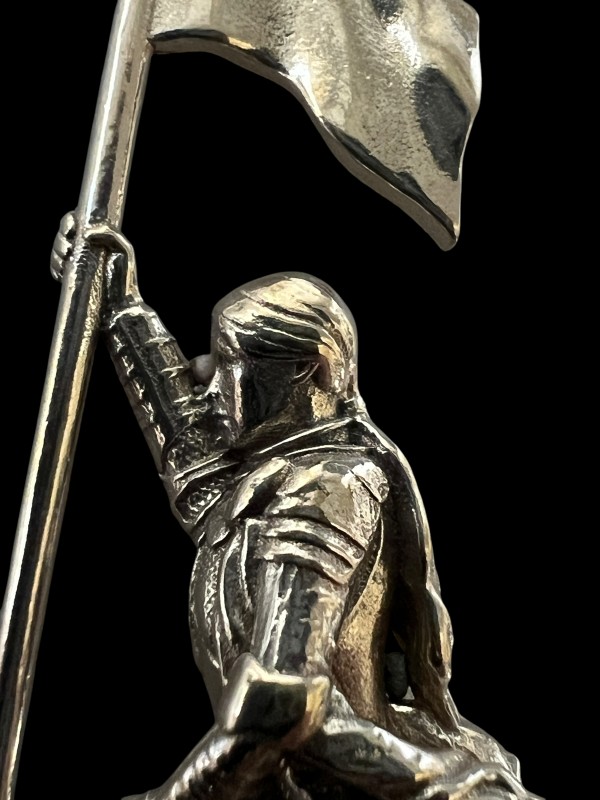 Joan of Arc on Horseback - 15th century - Medieval-Style Pin