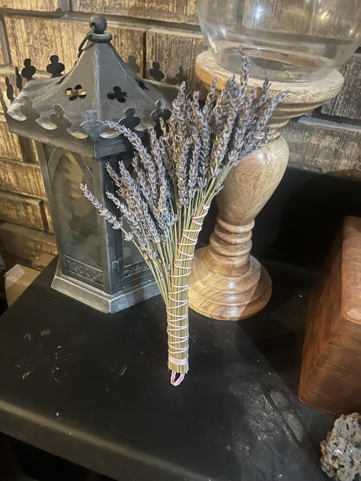 Lavender Turkey Wing Wand