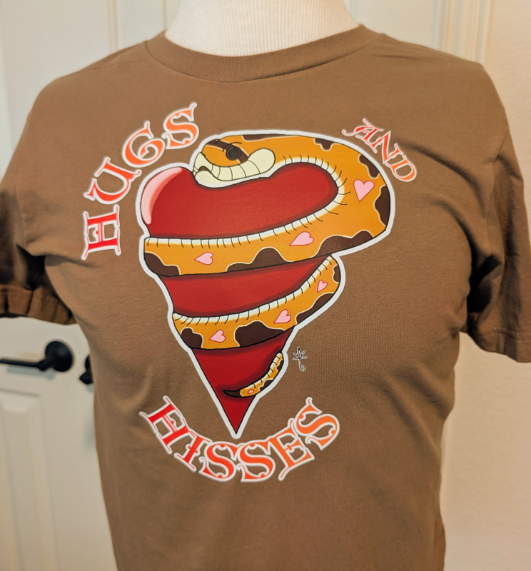 Hugs and Hisses 2 Cotton T-shirt