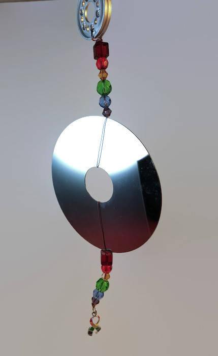 Pride computer hard drive platter suncatcher