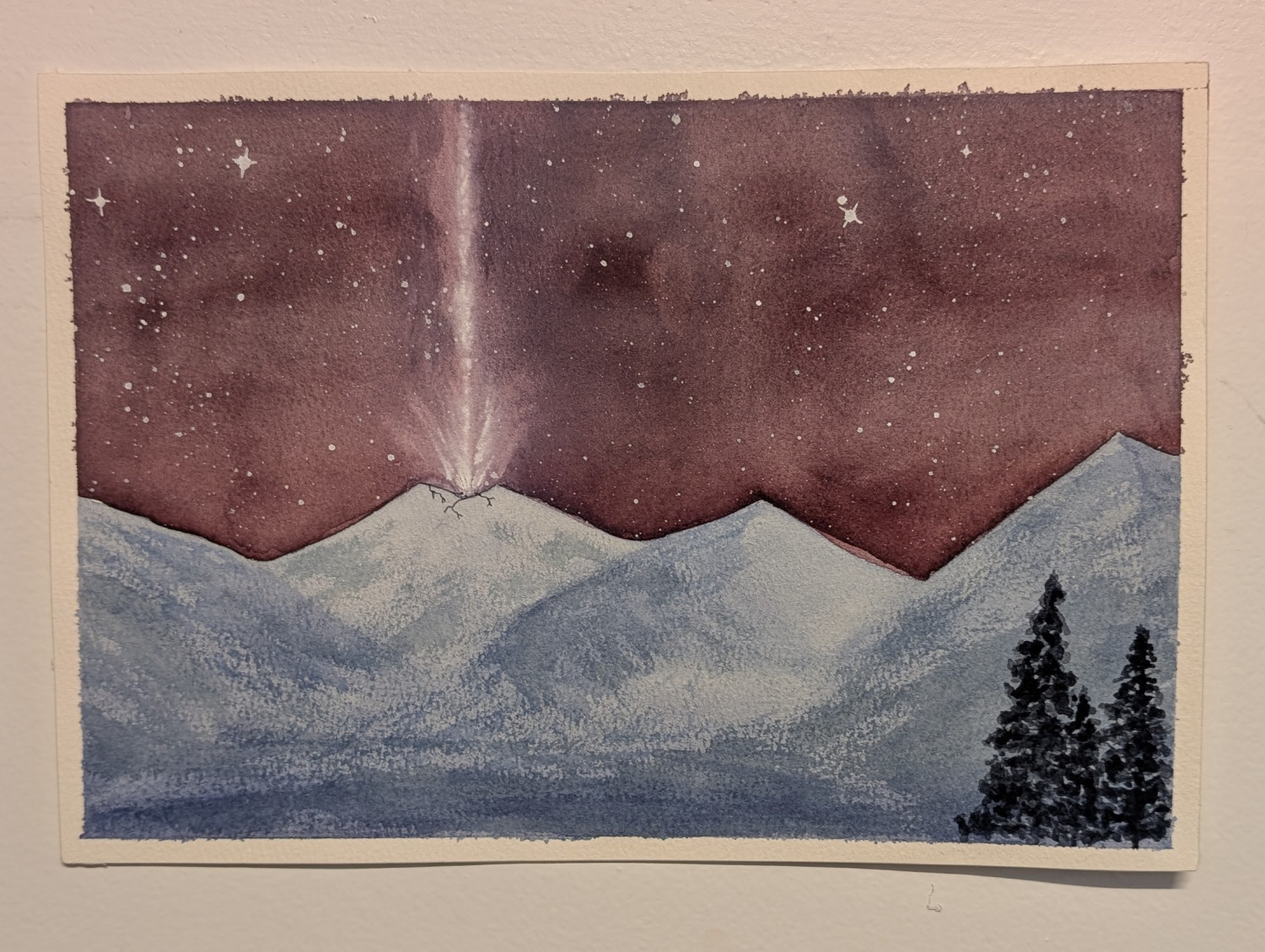 "Impact" Watercolor Painting