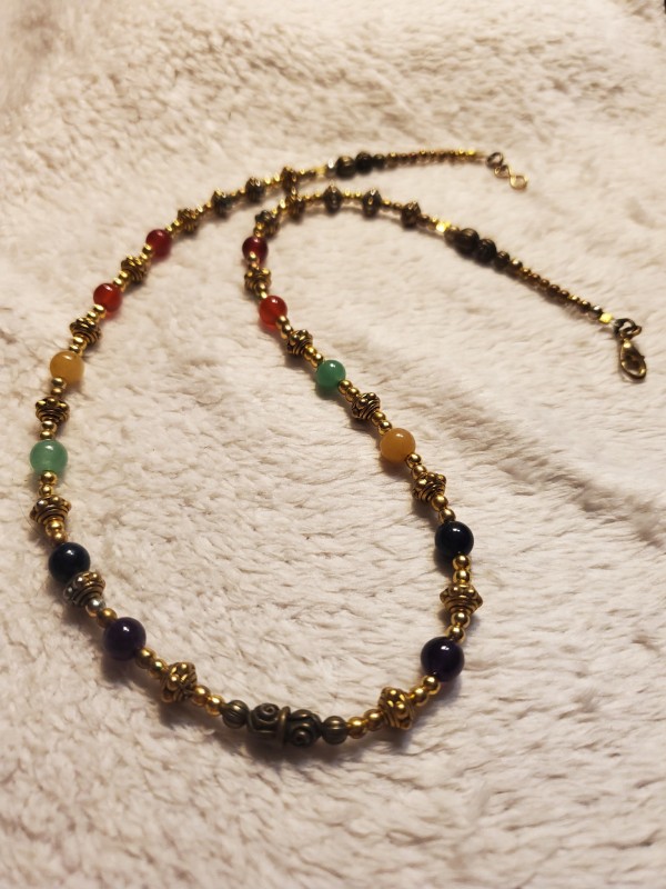 Rainbow Agate Necklace