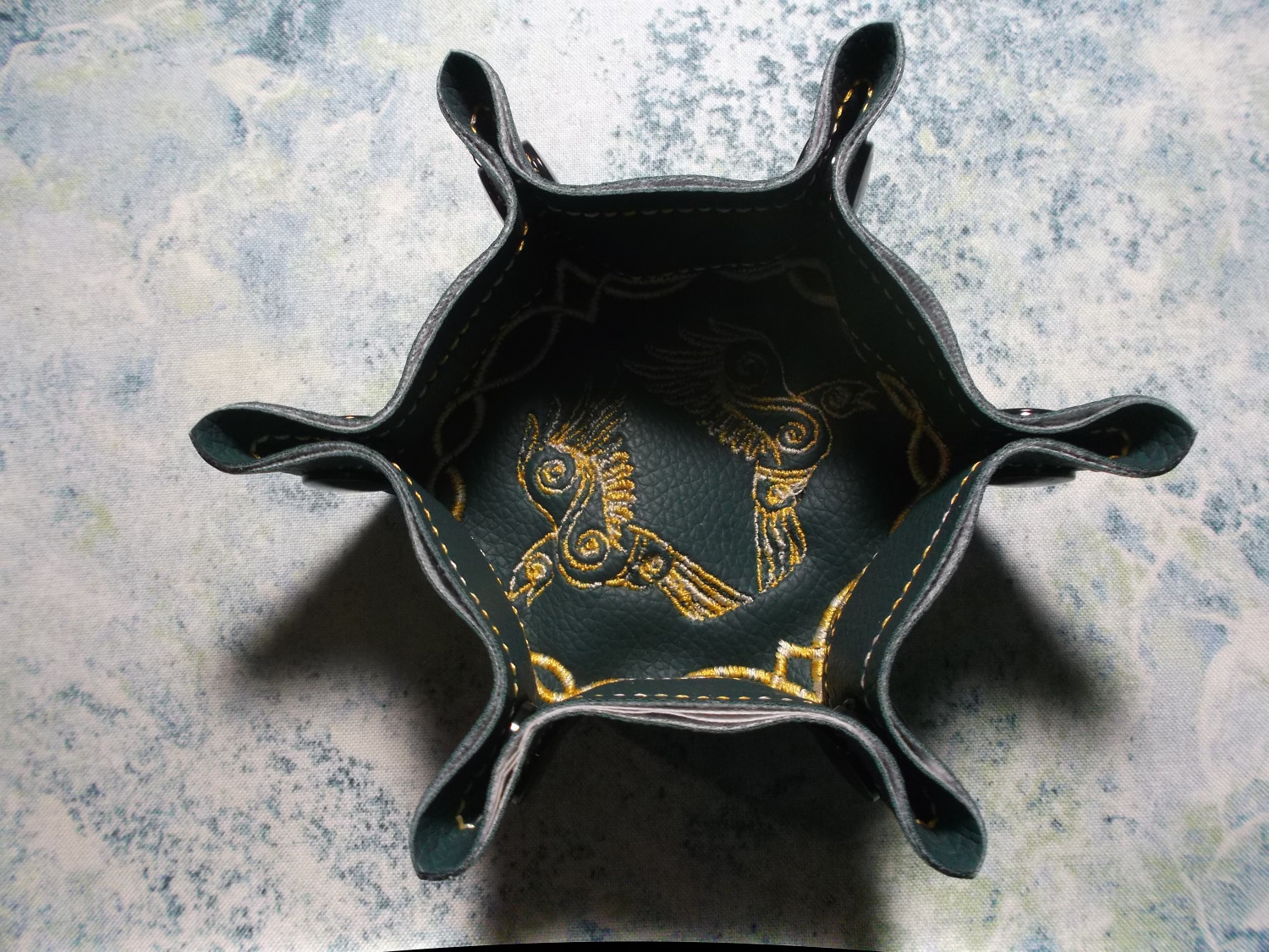 CELTIC CROW TRINKET TRAY