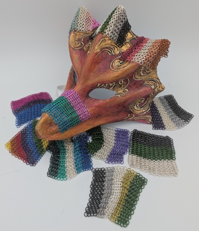 Chainmail Fidget Patch - Pride