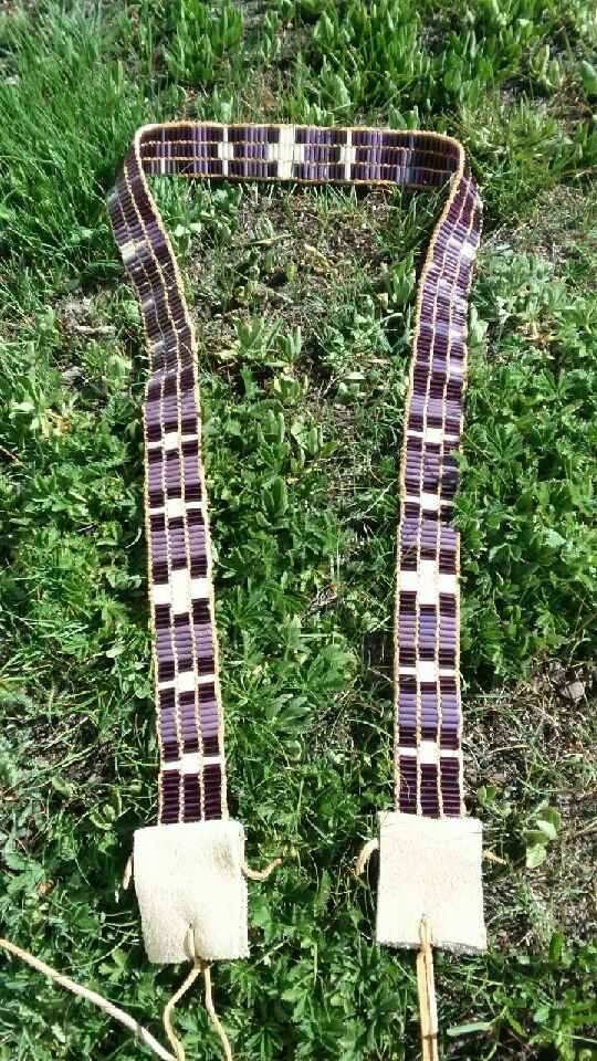 Handmade Wampum Belt Strap Beadwork