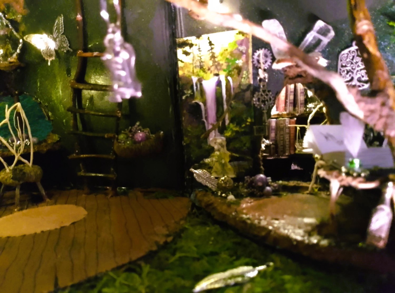 Fairy house on a book