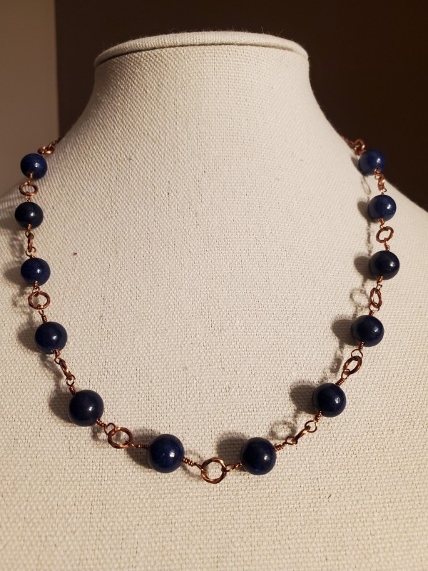 Roman Necklace Lapis Lazuli