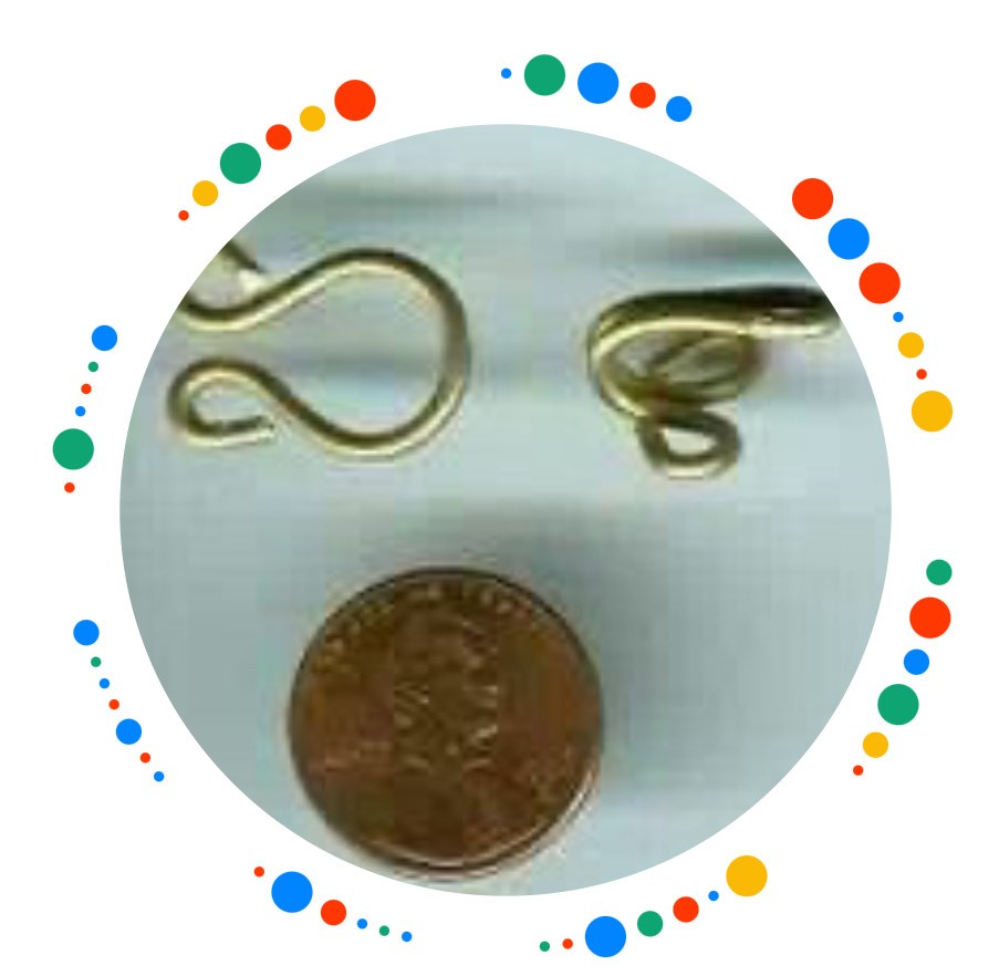 16 Gauge Hooks and Eyes