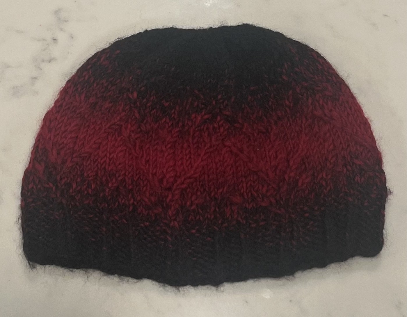Red and Black Hat