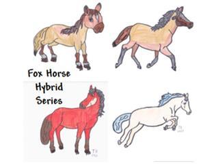Fox Horse Hybrid 4 card set