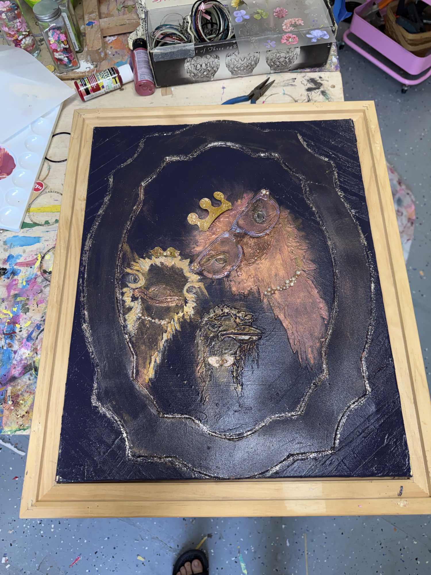 Royal Ostrich Family