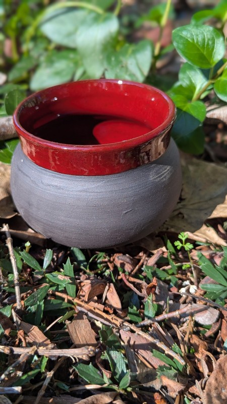 ceramic drinking cup