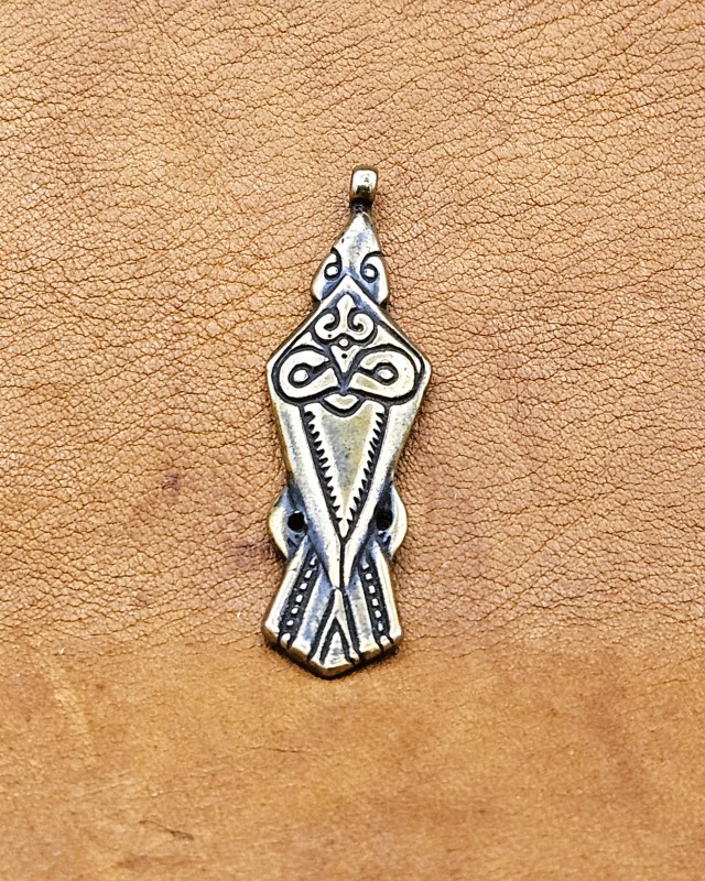 Vendel Period raven pendant - 4th-7th century,  Oland, Sweden