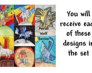 Aerial Wolf series two - 7 card set