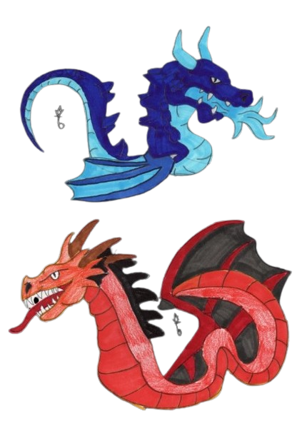 Dragon Snake 4 card set