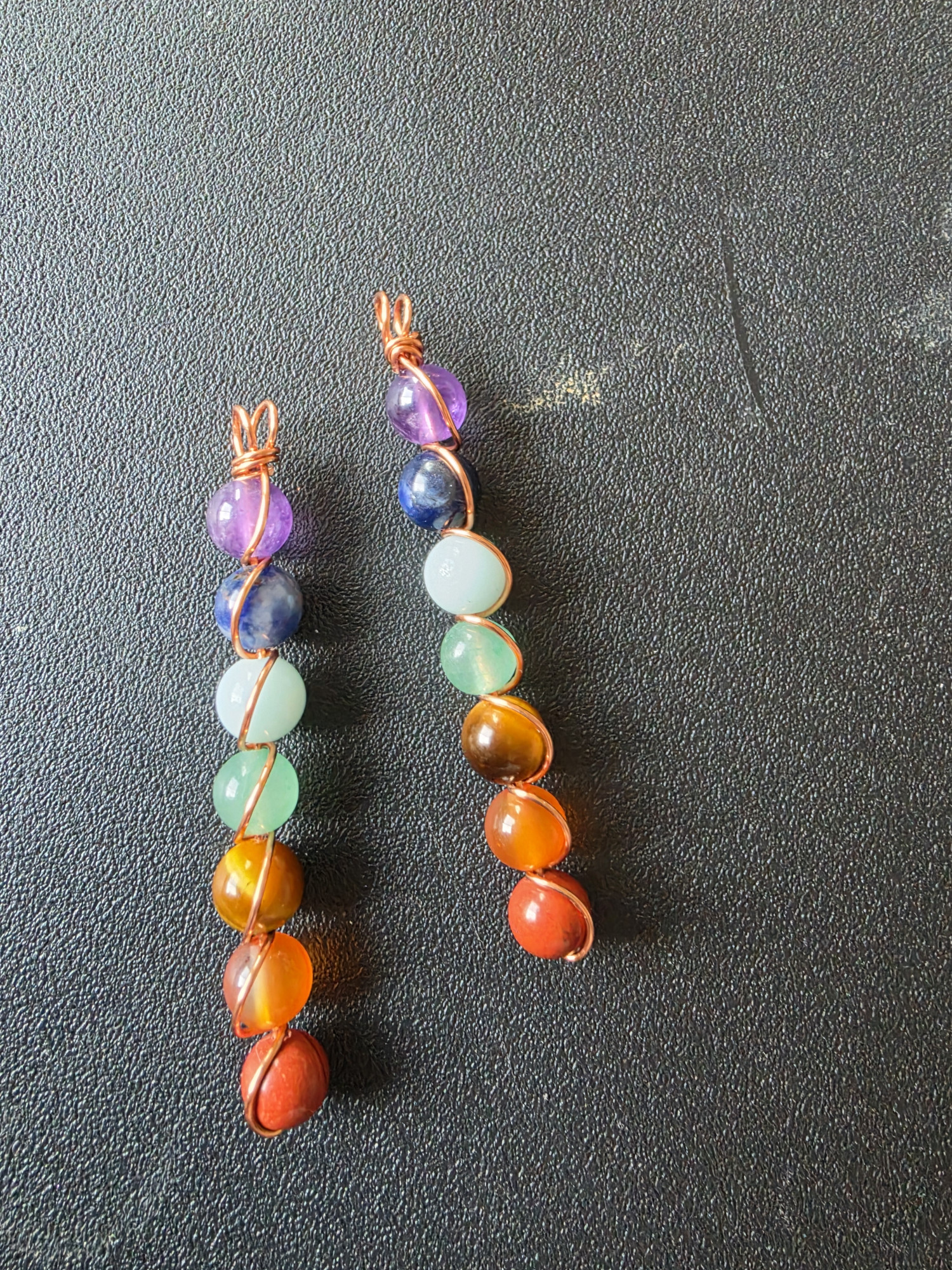 Handcrafted Copper Chakra Pendants