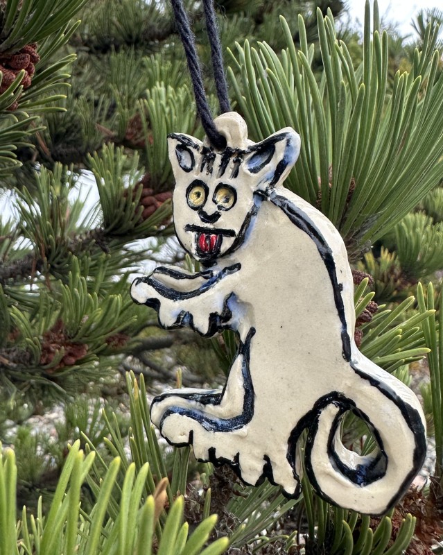 Marginalia Sassy Cat Ornament