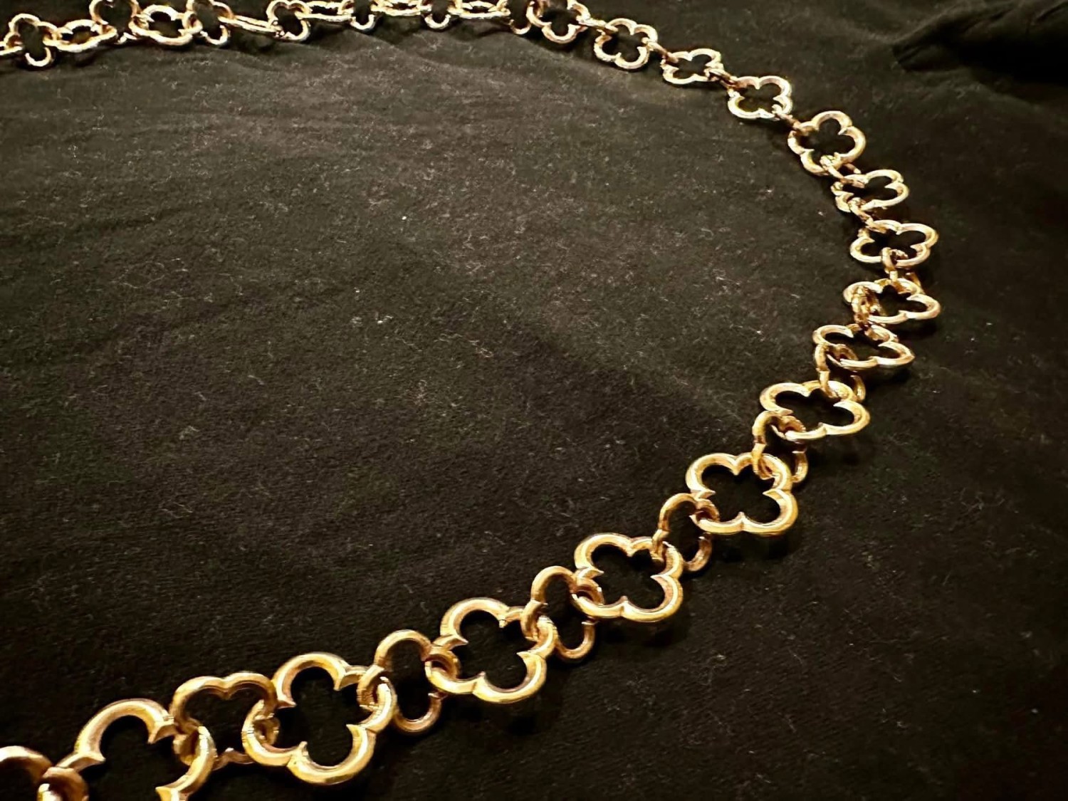 Bronze Quatrafoil Chain
