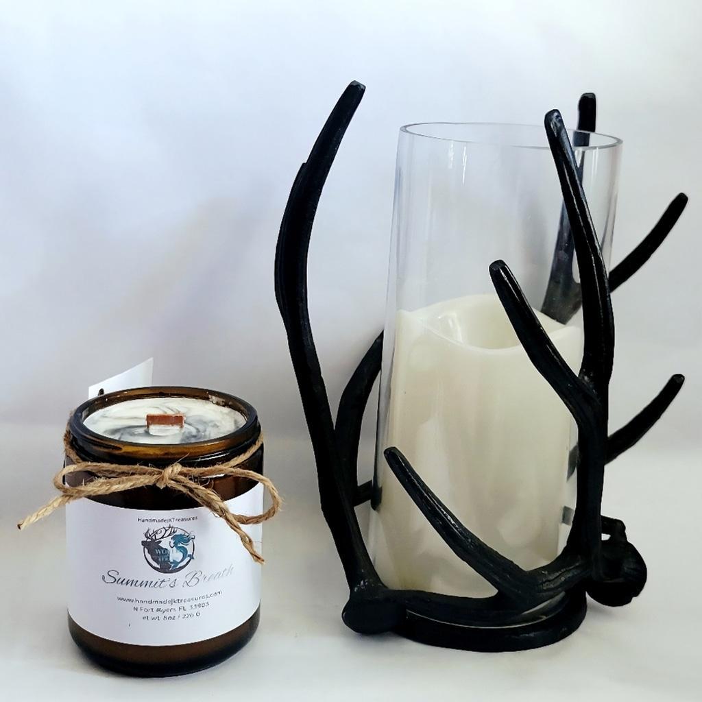 Artisan Vegan Soy Wax 8 Oz Candles Coastal | Floral | Mountain scents | Apothecary Jar