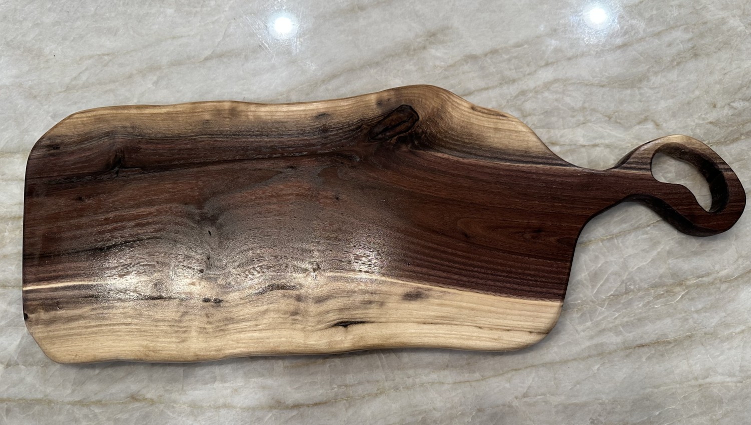 Live edge one piece charcuterie/ cutting board