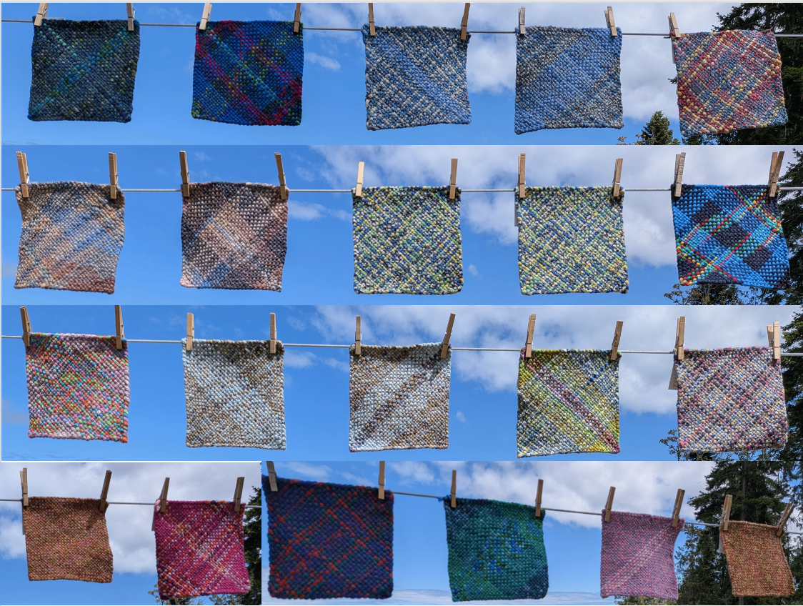 Handwoven  i-Cord Decorative Trivets