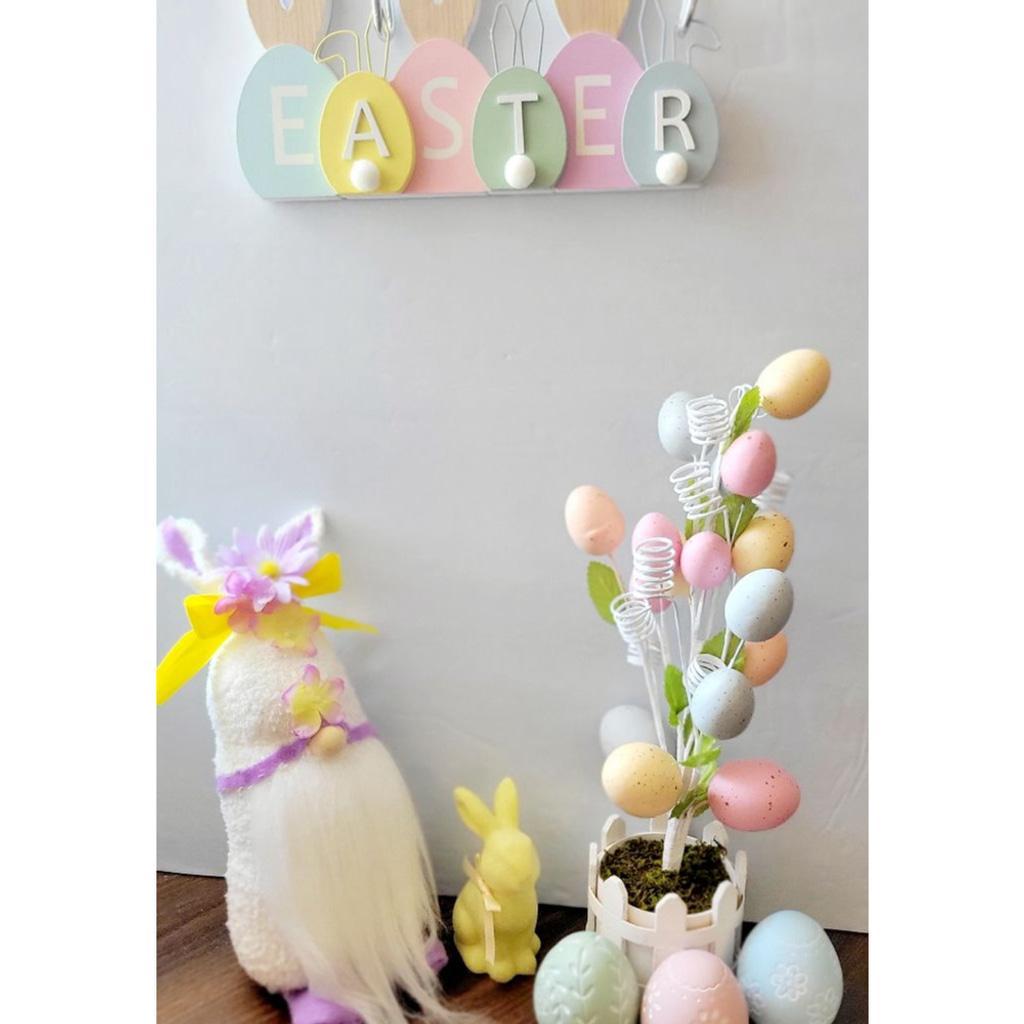 Easter Bunny Gnome Spring Time Flower