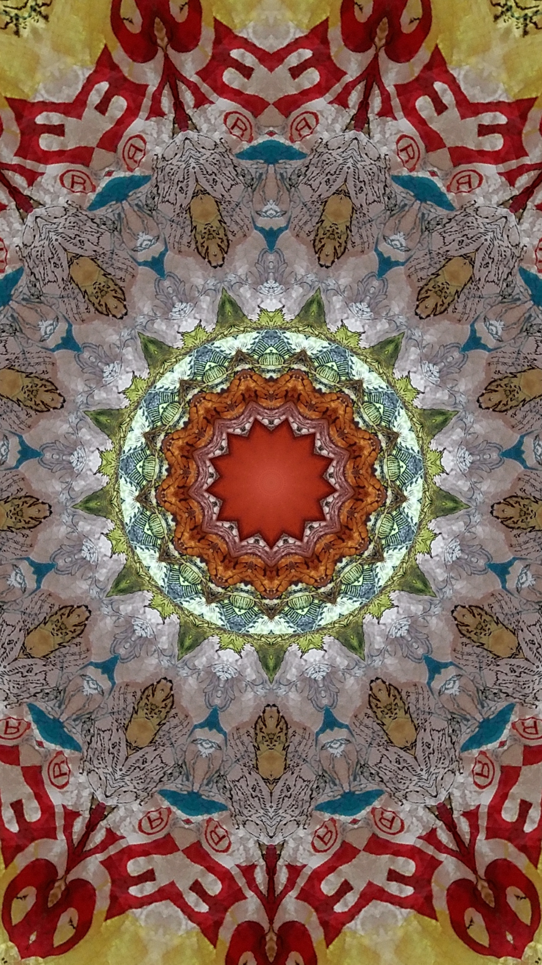 Kaleidoscope/Geometric Patterns 01 phone wallpaper