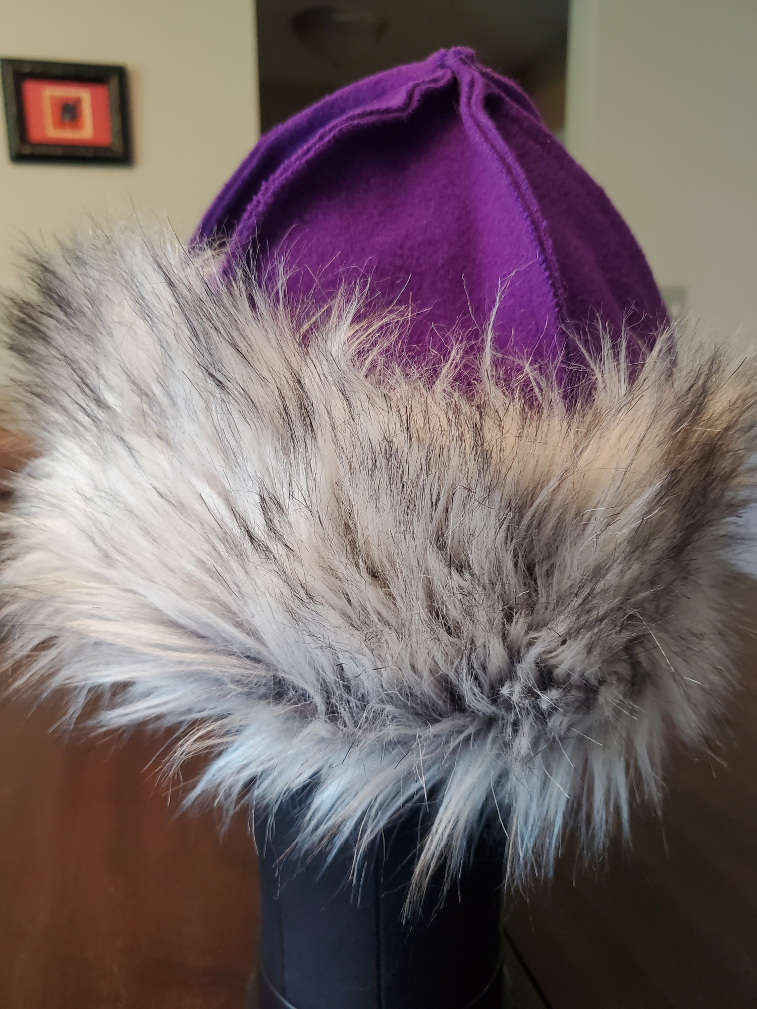 Viking Birka Hat Purple Wool xs