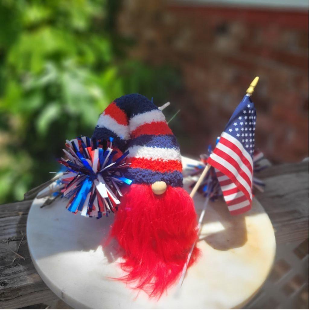 Patriotic Gnome, 4th Of July, Independence Day, Home Decor