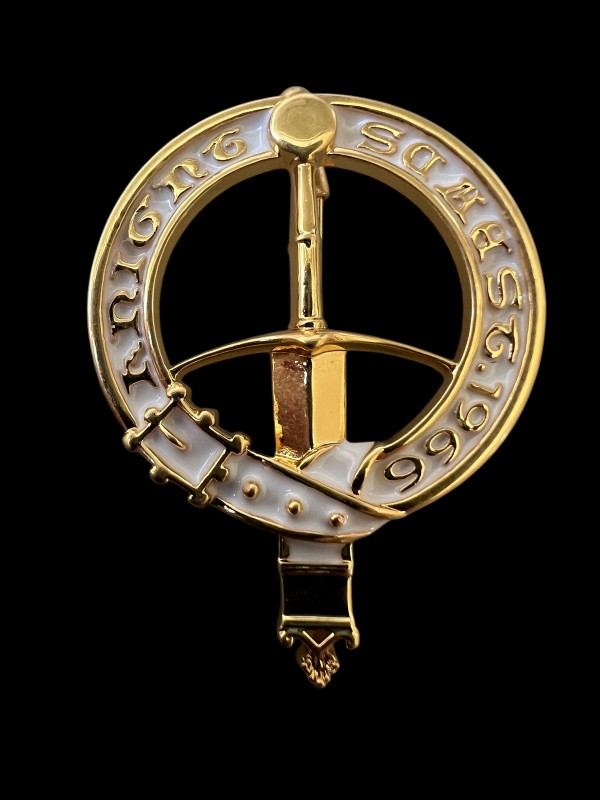 SCA Knight Belt / Garter Badge - Pin