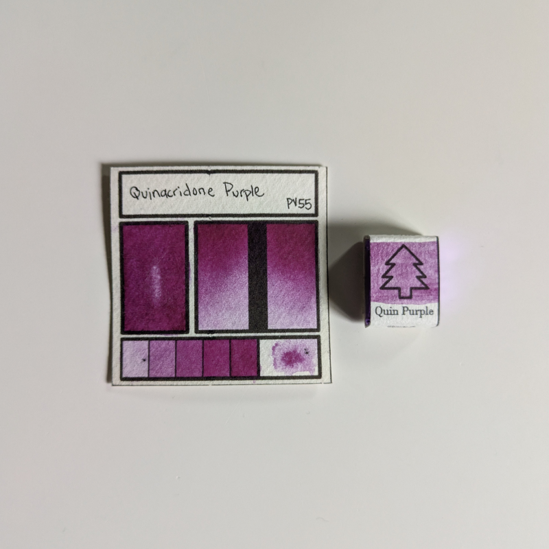 Quinacridone Purple | Handmade Watercolors | Vegan