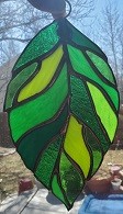 Stained Glass Leaf