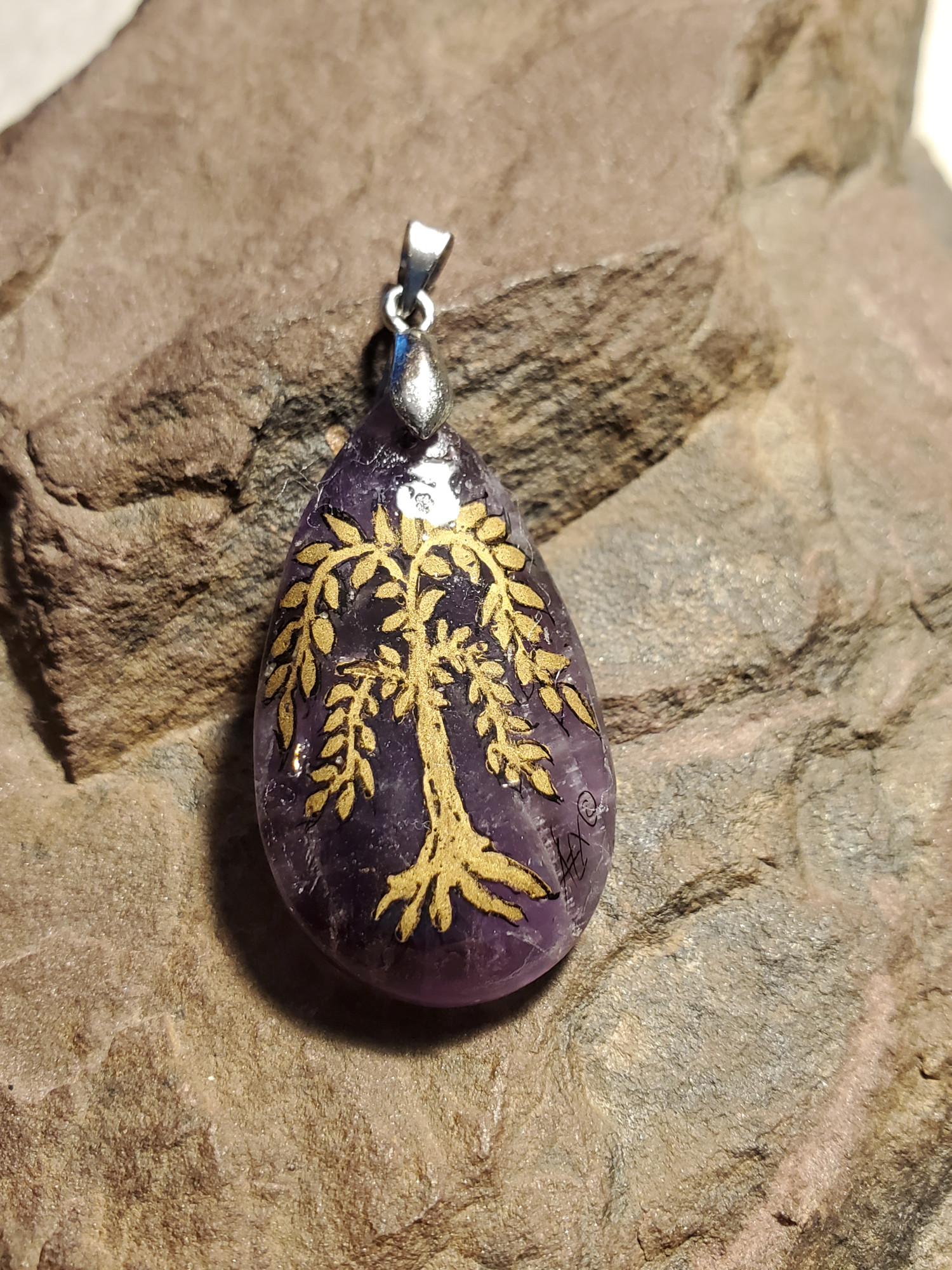 Willow Amethyst Pendant