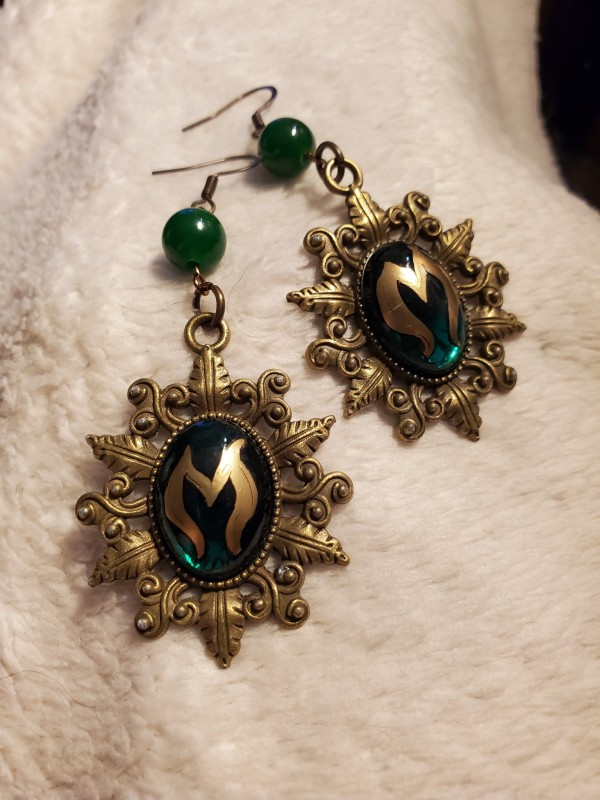 Maunche Ear Rings Bronze