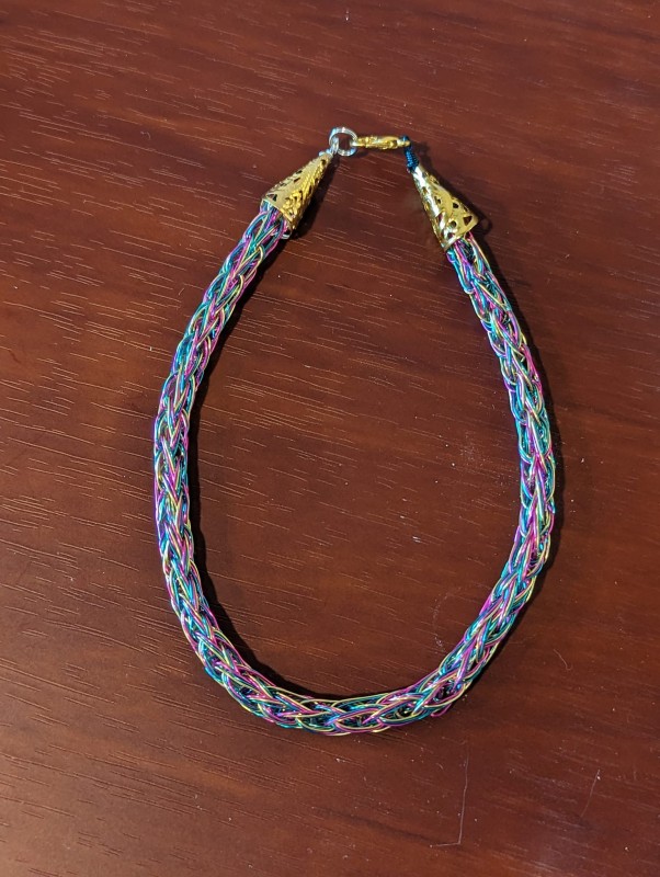 Pride wire weave bracelet