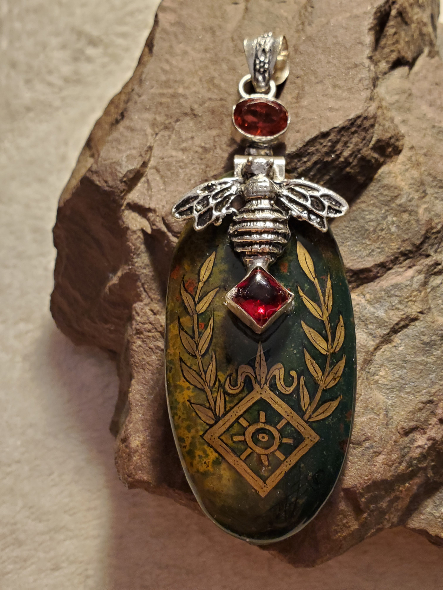 Mark Laurel Dragonsblood Ruby Pendant