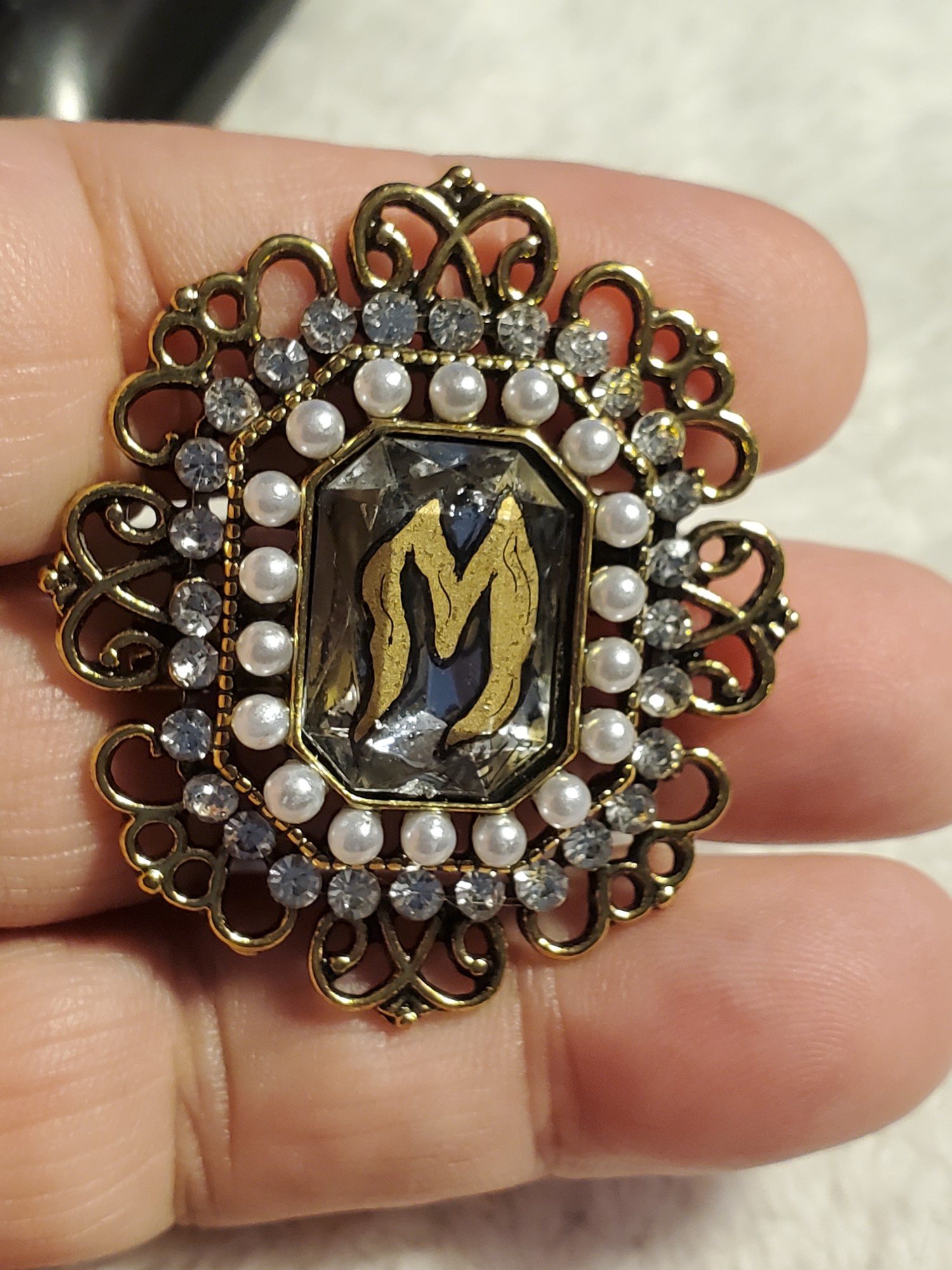 Maunche Tudor Style Brooch Pendant