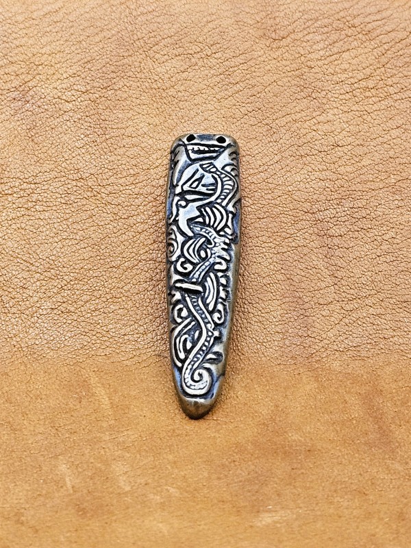 Viking Age belt/strap end -