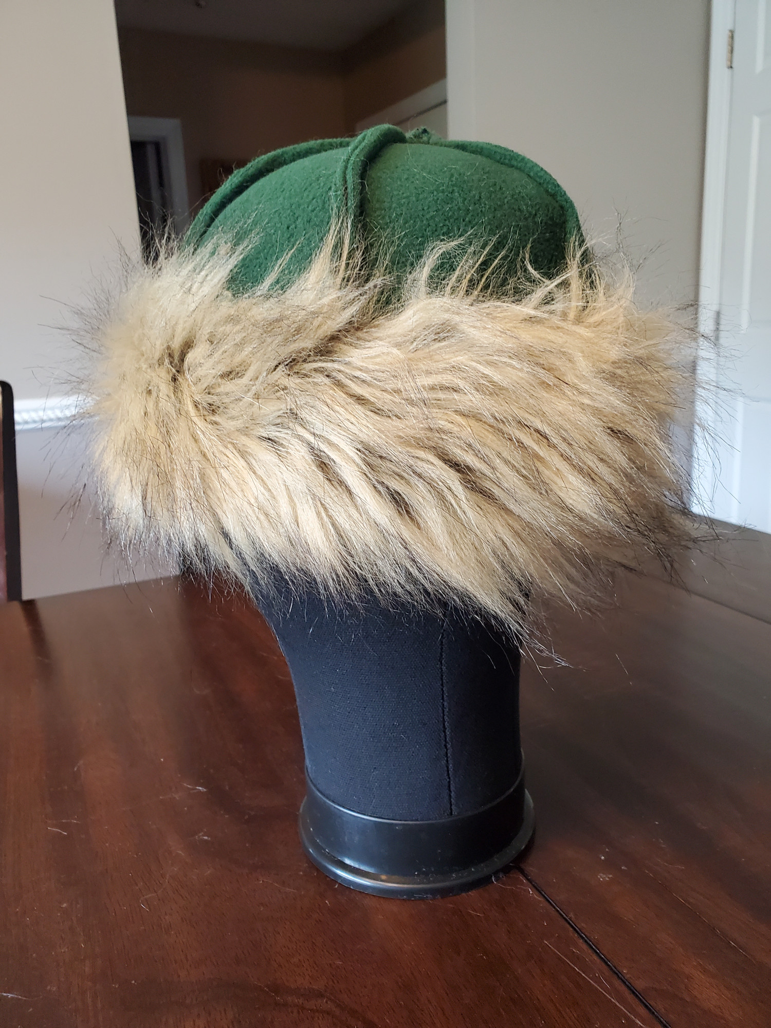 Viking Birka Hat Green Polar Fleece Small