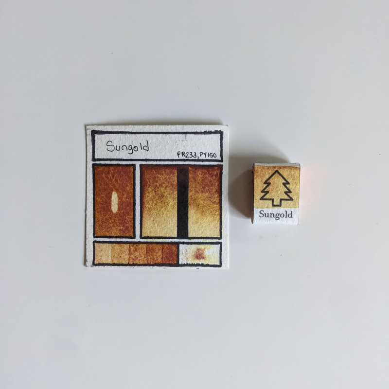 Sungold | Handmade Watercolors | Vegan