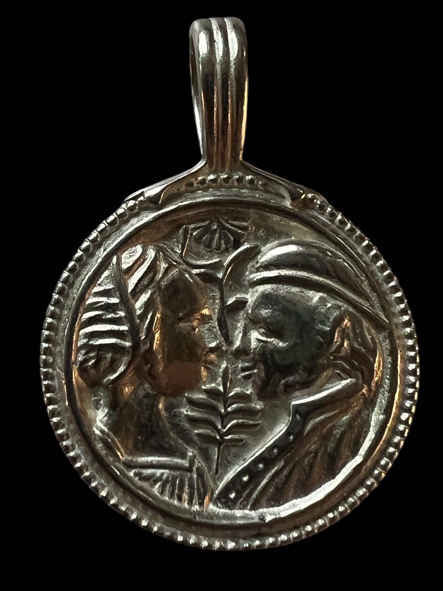 Medieval-Style Wedding Token Pendant