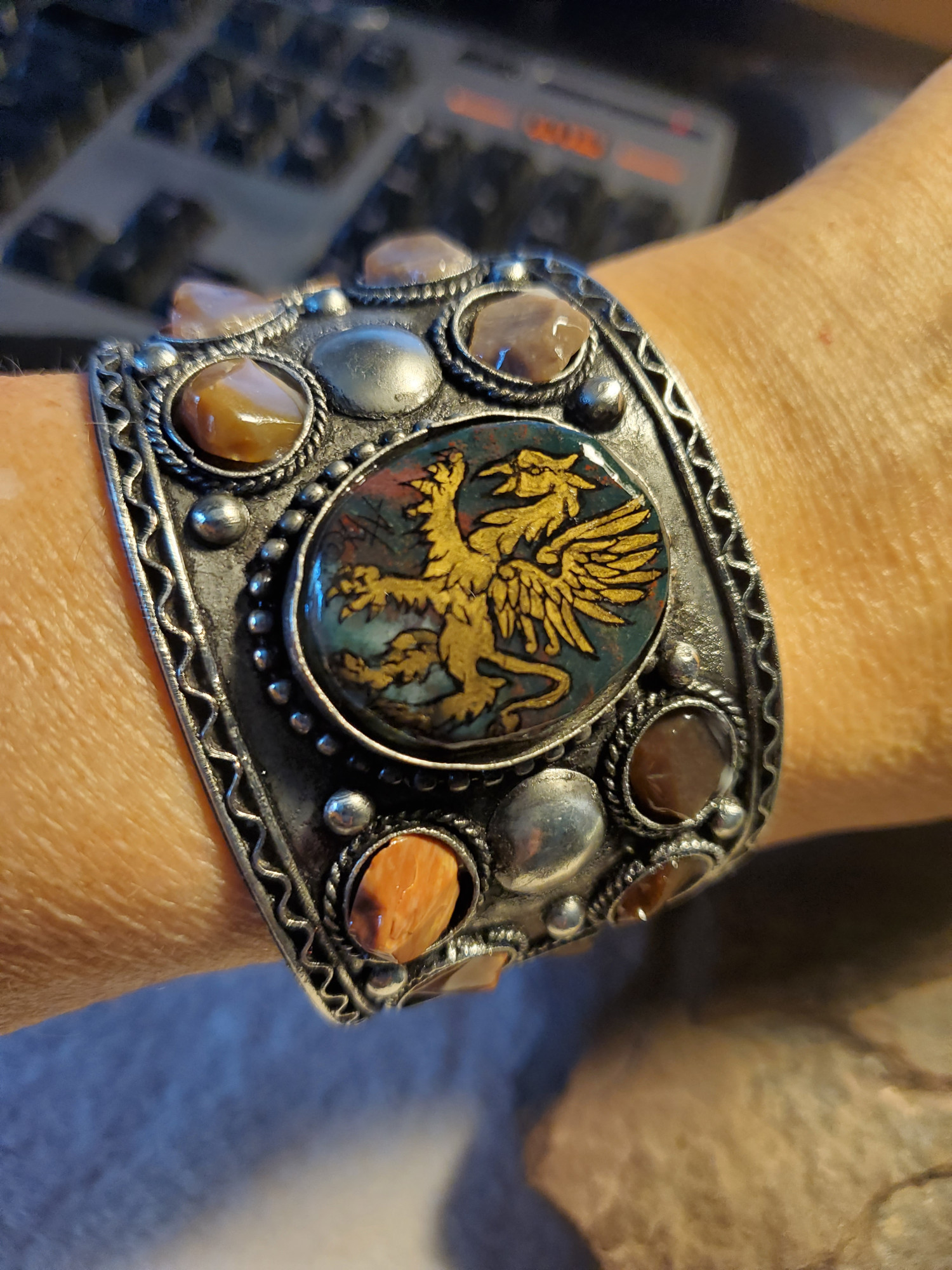 Griffin Dragonsblood Cuff Bracelet