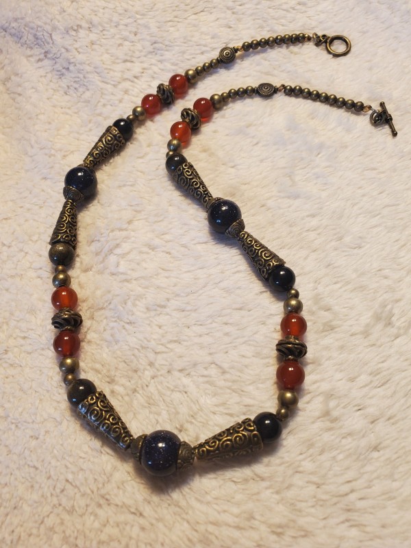 Egyptian Style Lapis Lazuli Necklace