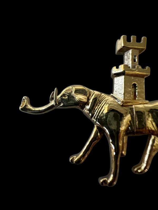 Fiore dei Liberi Segno - Elephant - Italian Swordmaster - 15th century - Medieval-Style Pin (Fechtbuch)