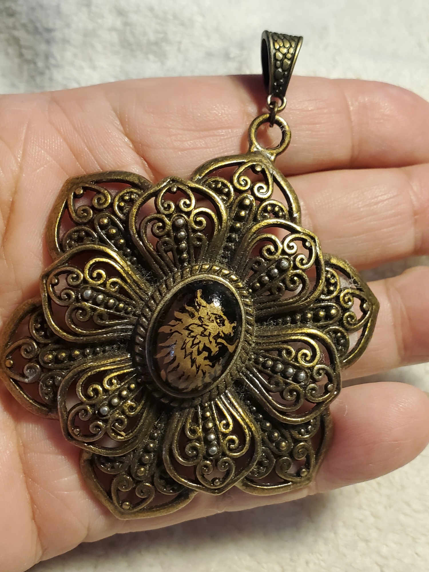 Lion Onyx Pendant