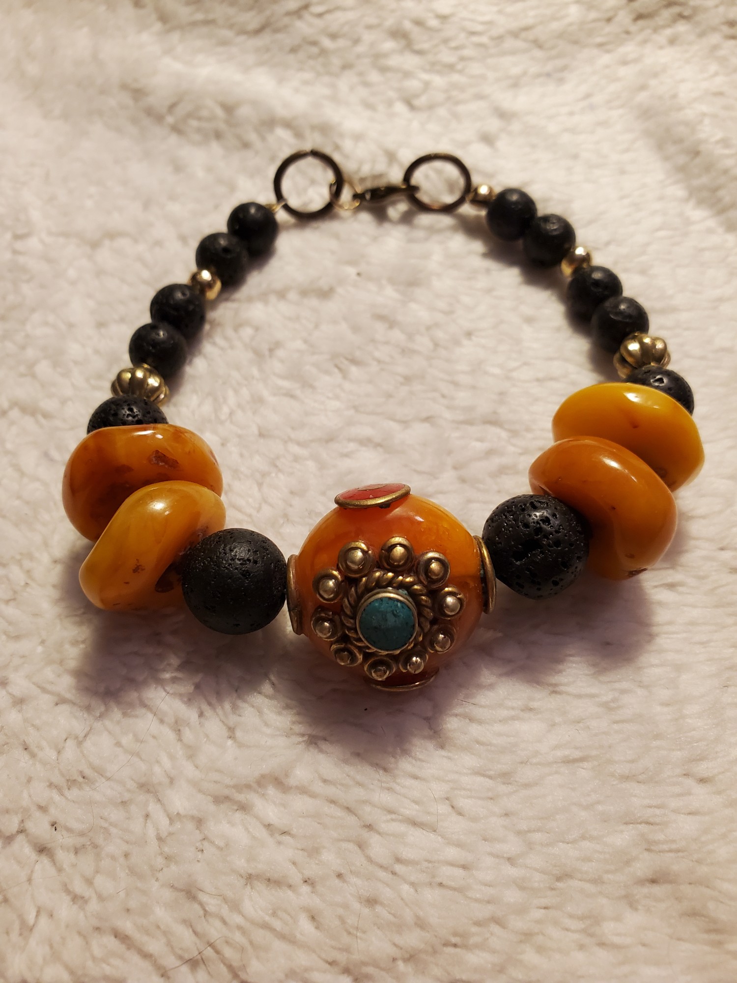 Nepalese Amber Bracelet