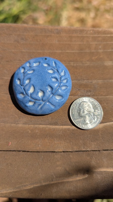 Sgraffito Laurel medallion