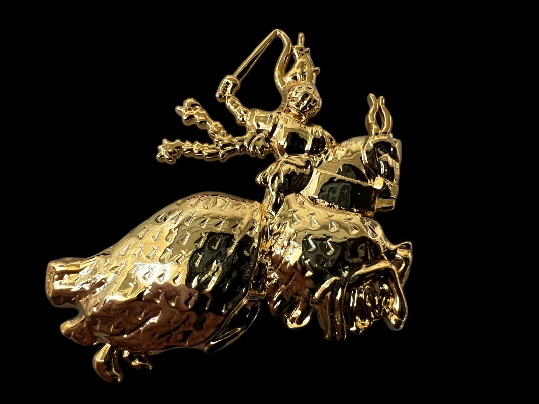 King Rene d'Anjou - Tourney Knight - 15th century - Medieval-Style Pin