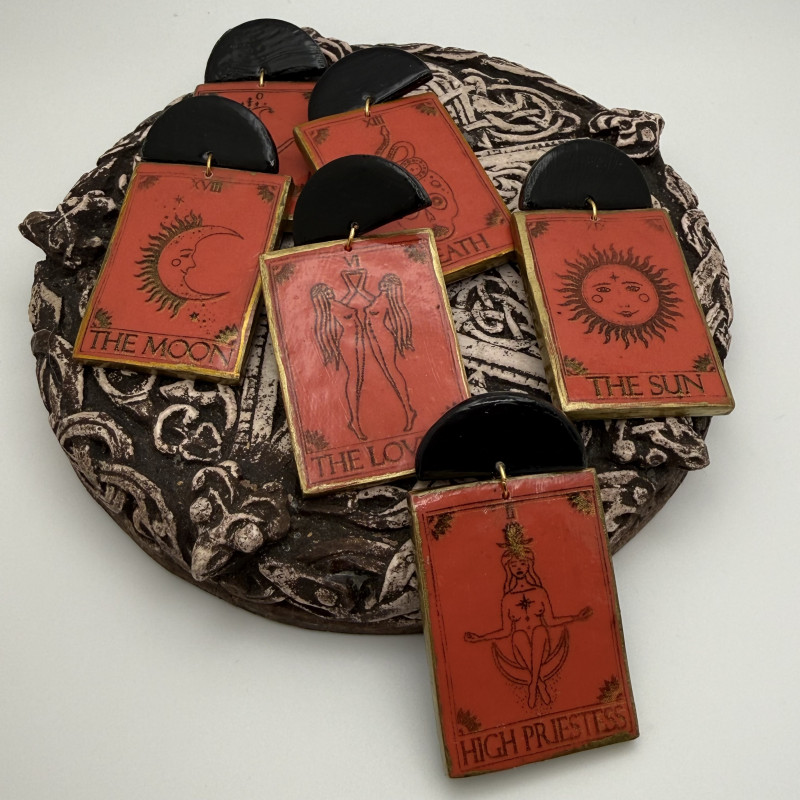 Create-A-Pair of Mismatched Tarot Earrings