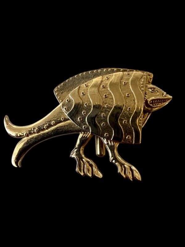 Medieval Style Turtle - 14th century - Medieval-Style Pin - Bestiary